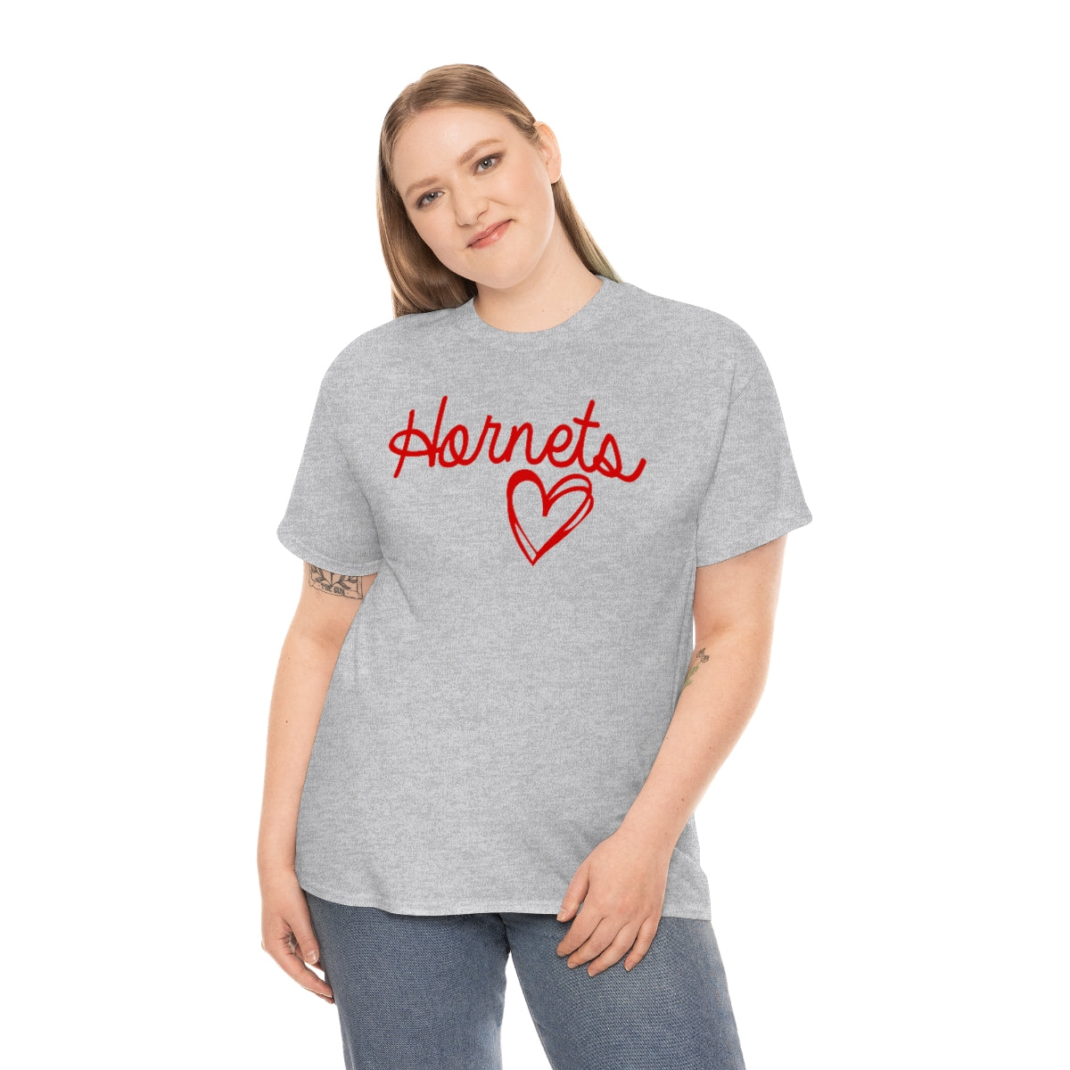 Hornet Heart Unisex Heavy Cotton Tee