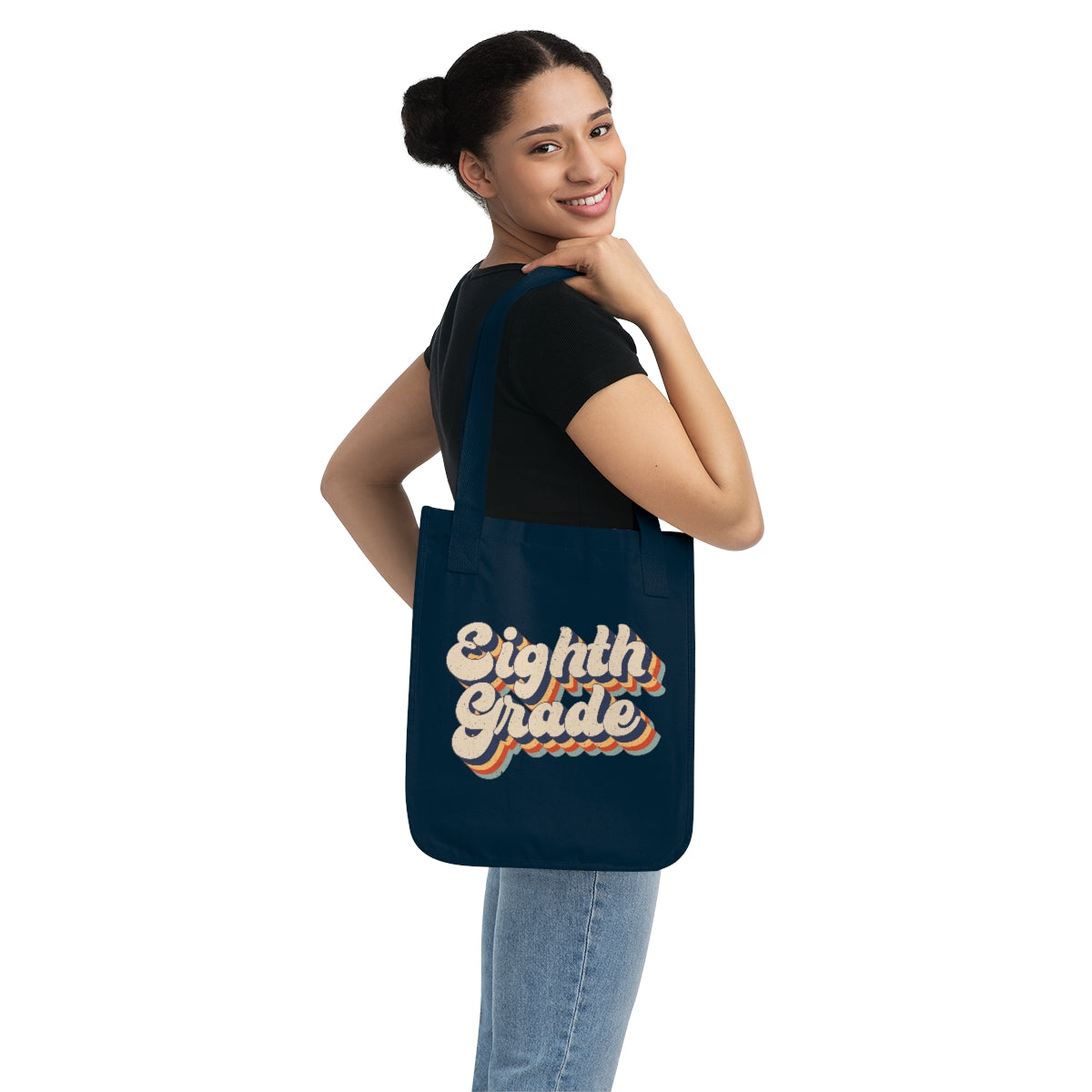 Eight Grade Organic Canvas Tote Bag