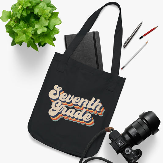 Seventh Grade Organic Canvas Tote Bag