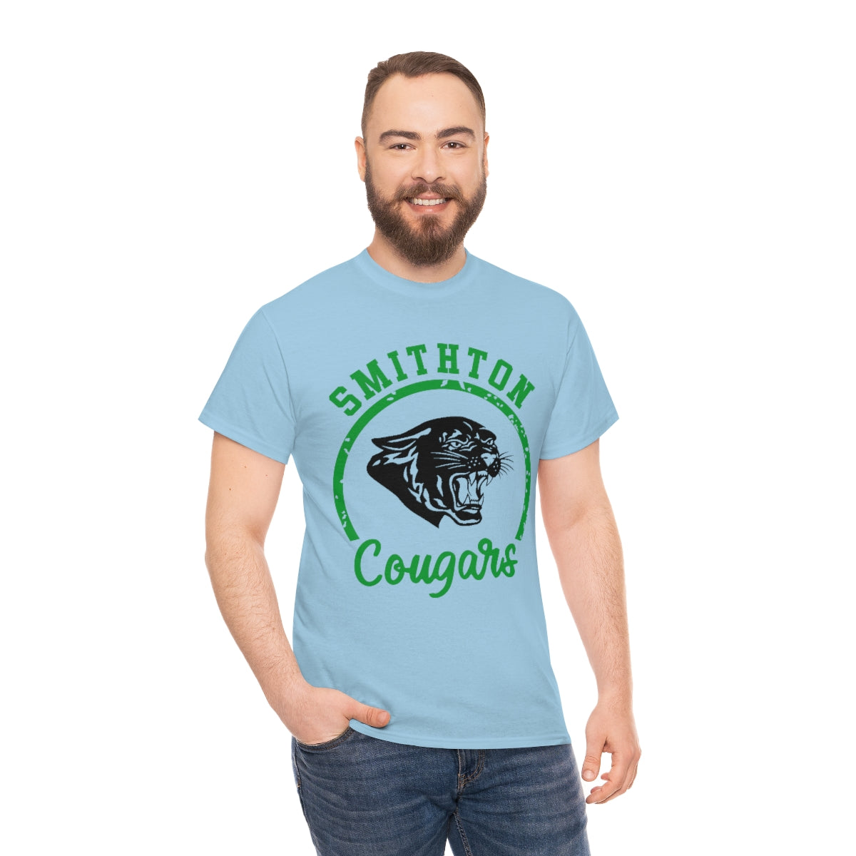 Smithton Cougars Unisex Heavy Cotton Tee