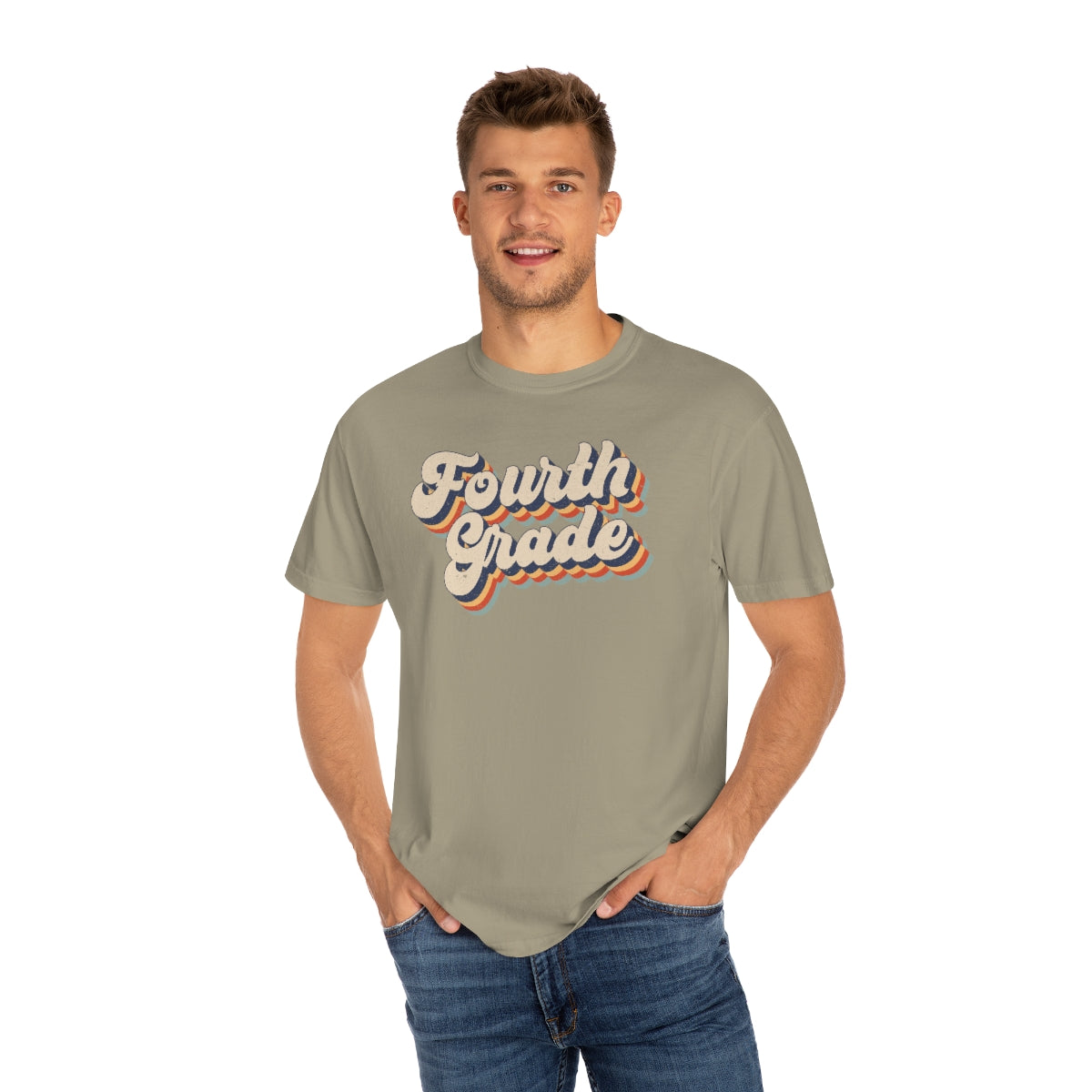 Retro Fourth Grade Unisex Garment-Dyed Comfort Colors PREMIUM T-shirt