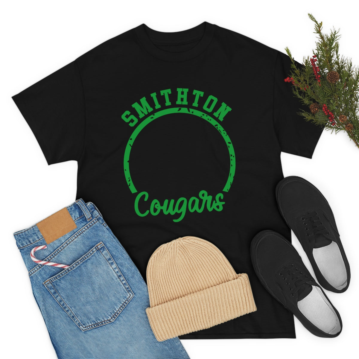 Smithton Cougars Unisex Heavy Cotton Tee