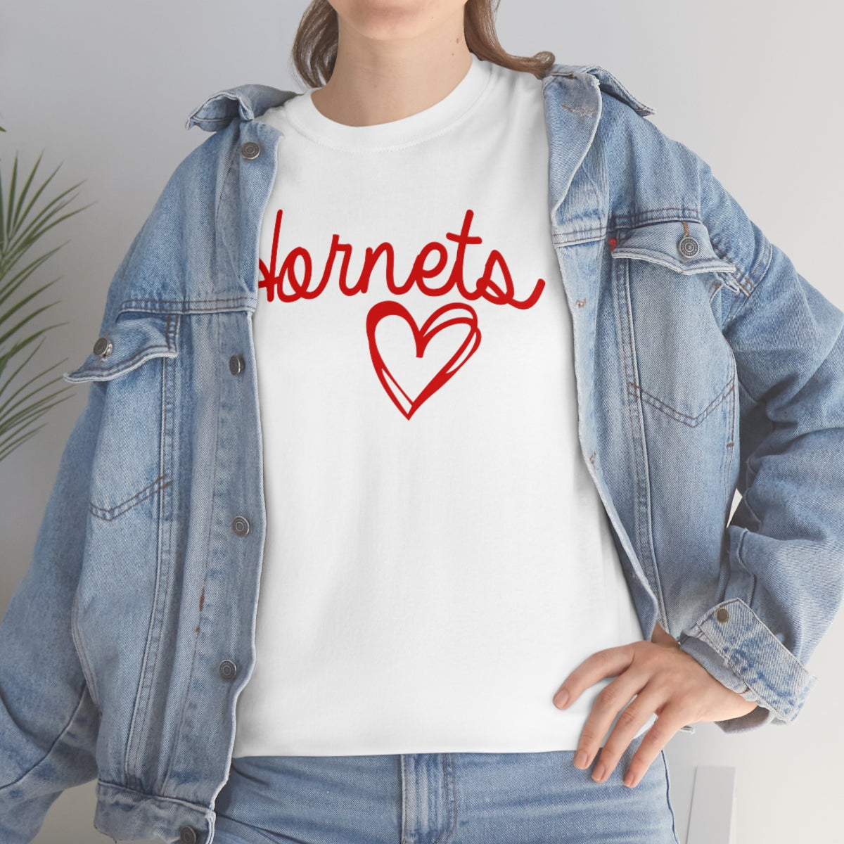 Hornet Heart Unisex Heavy Cotton Tee