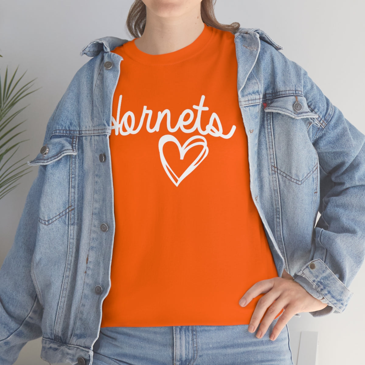 Hornet White Heart Unisex Heavy Cotton Tee