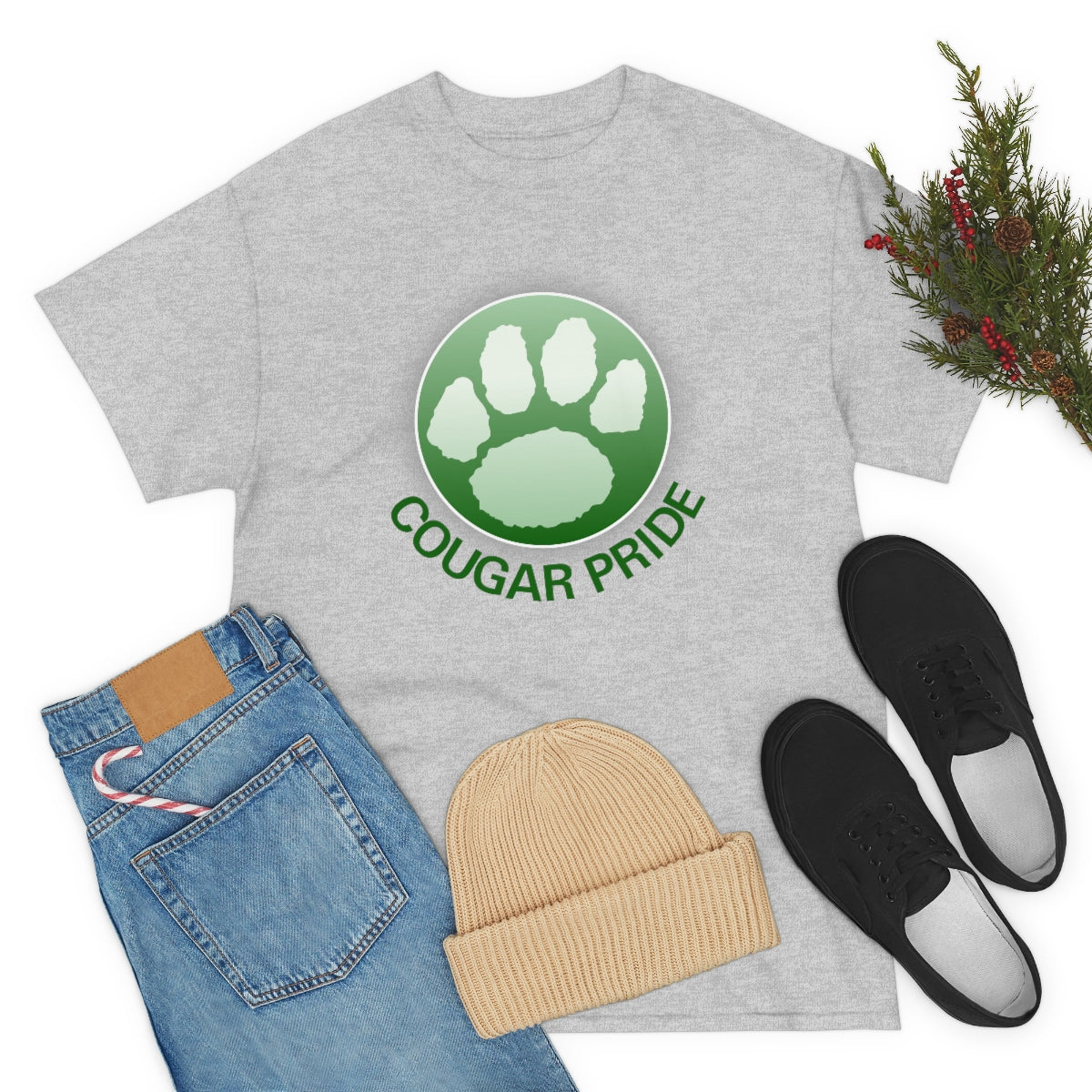 Smithton Cougar Pride Unisex Heavy Cotton Tee