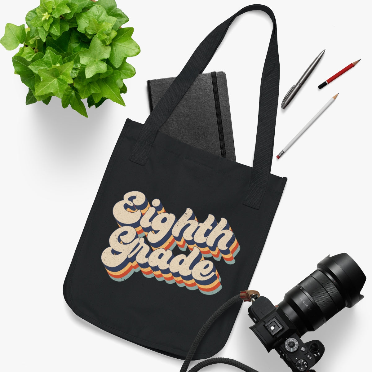 Eight Grade Organic Canvas Tote Bag