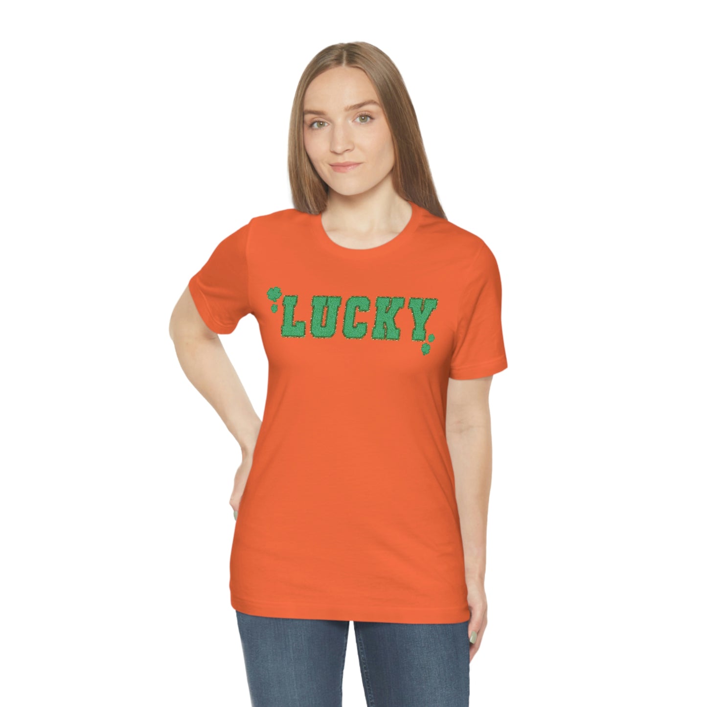 St. Patrick's Day "Lucky" Unisex Jersey Short Sleeve Tee