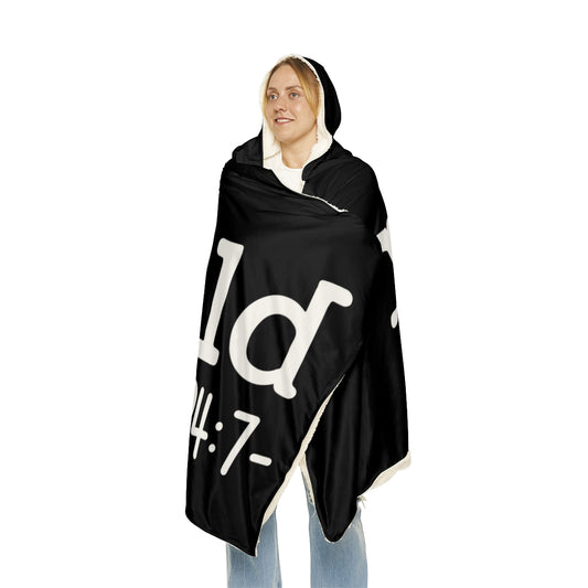 Black "I'm Cold 24-7" Snuggle Blanket