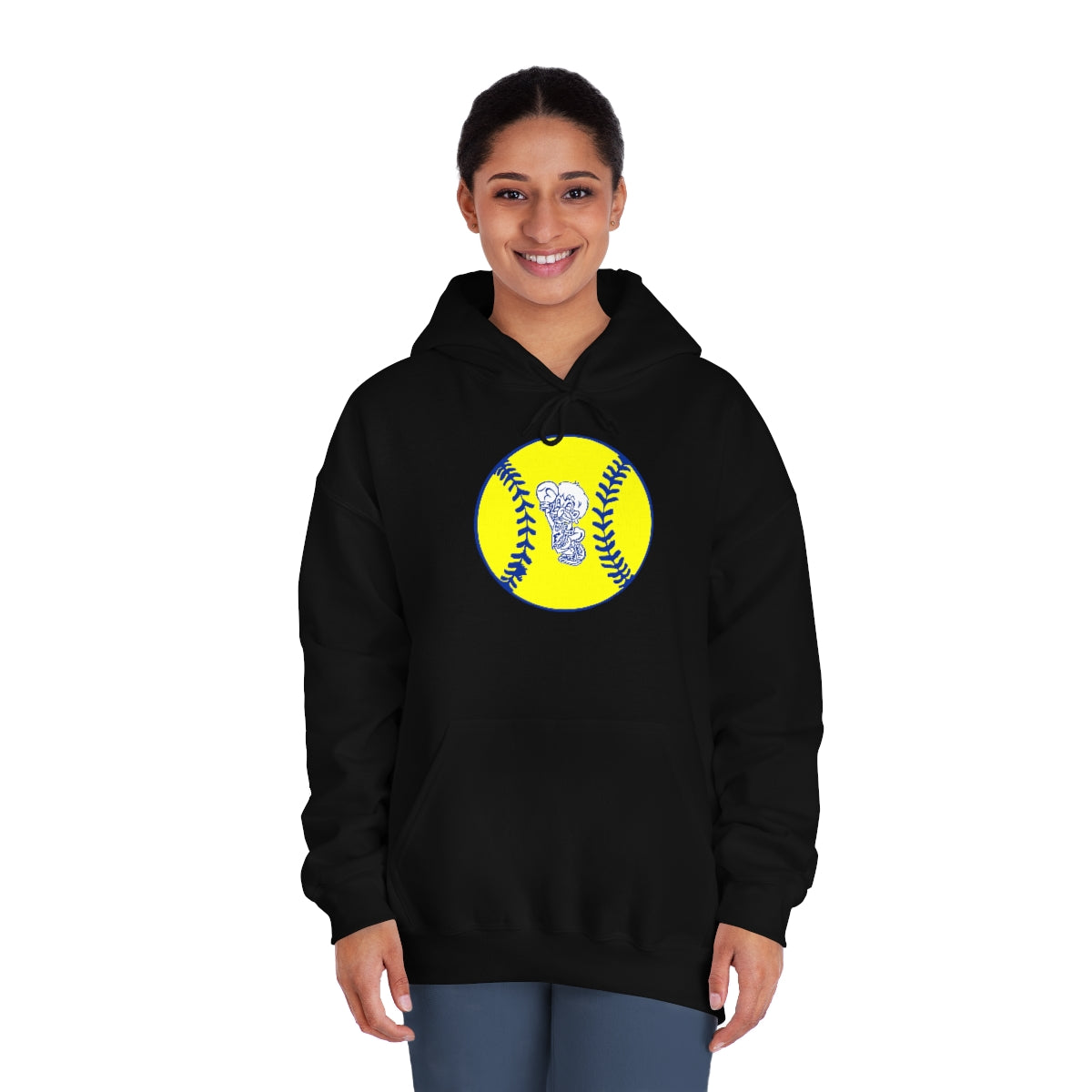 Freeburg Midgets Softball Unisex DryBlend® Hooded Sweatshirt