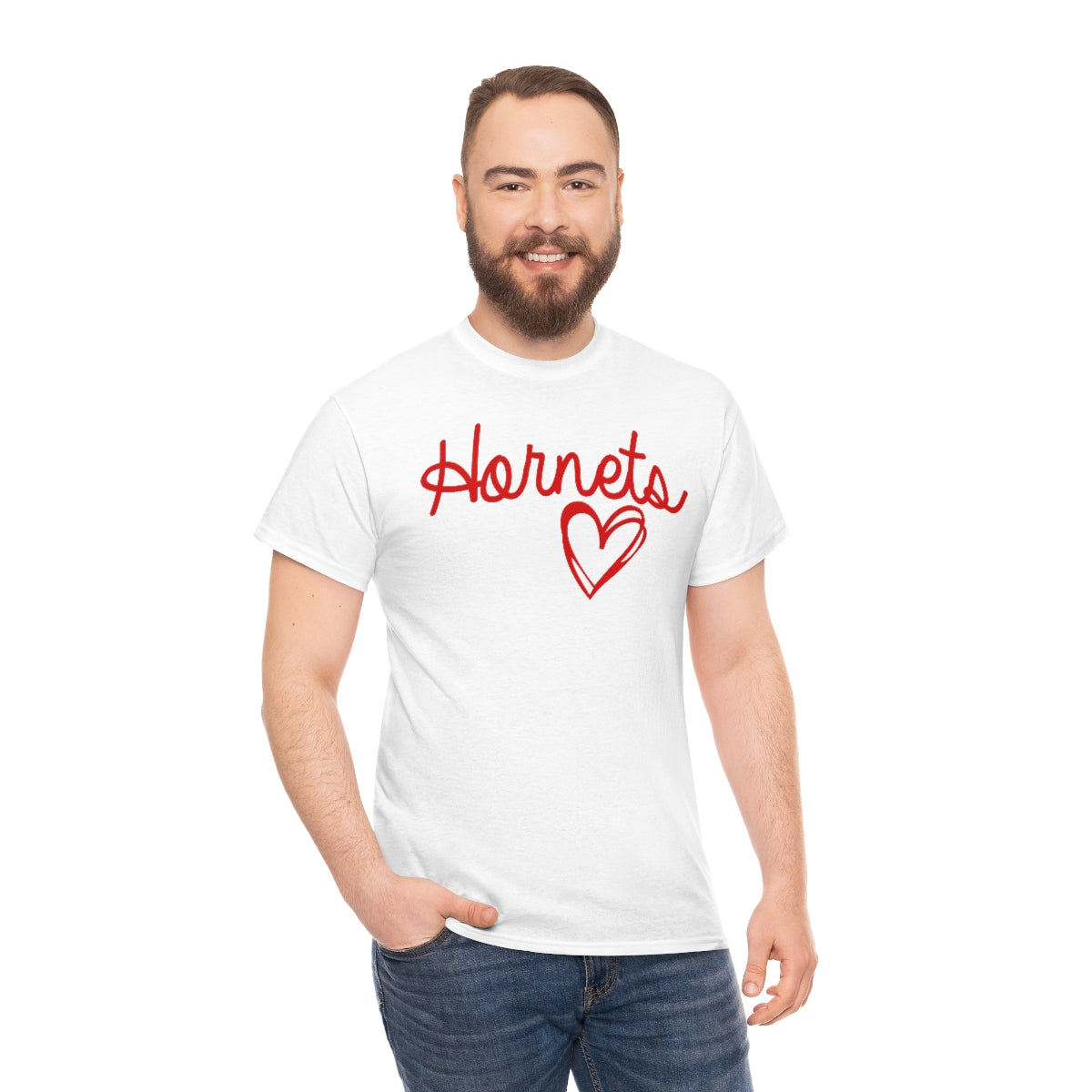 Hornet Heart Unisex Heavy Cotton Tee