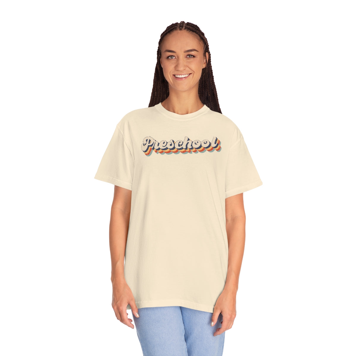 Retro Preschool Unisex Garment-Dyed Comfort Colors PREMIUM T-shirt