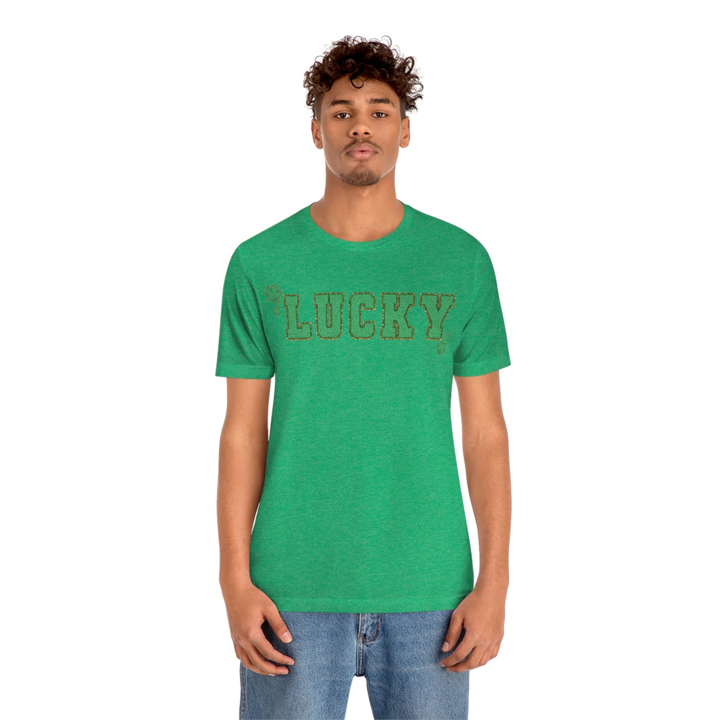 St. Patrick's Day "Lucky" Unisex Jersey Short Sleeve Tee