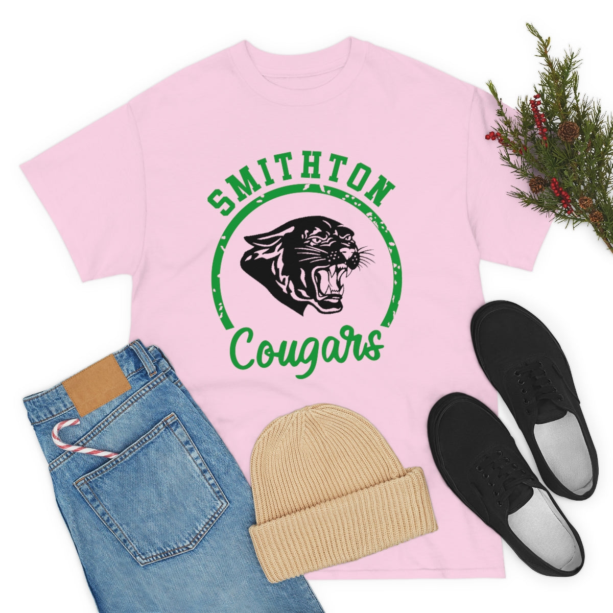 Smithton Cougars Unisex Heavy Cotton Tee