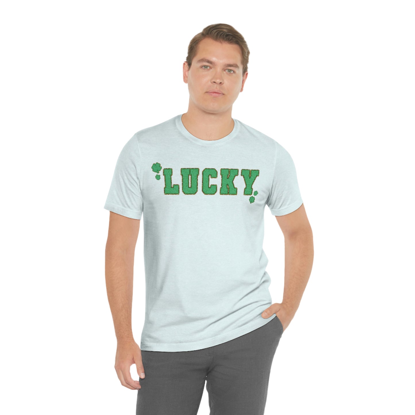 St. Patrick's Day "Lucky" Unisex Jersey Short Sleeve Tee