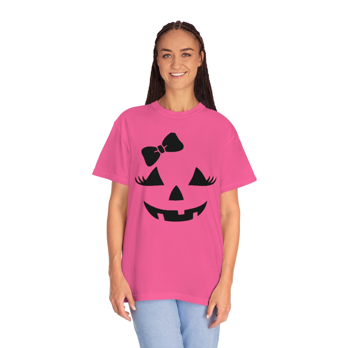 Girl Jack-o-lantern Unisex Garment-Dyed PREMIUM T-shirt