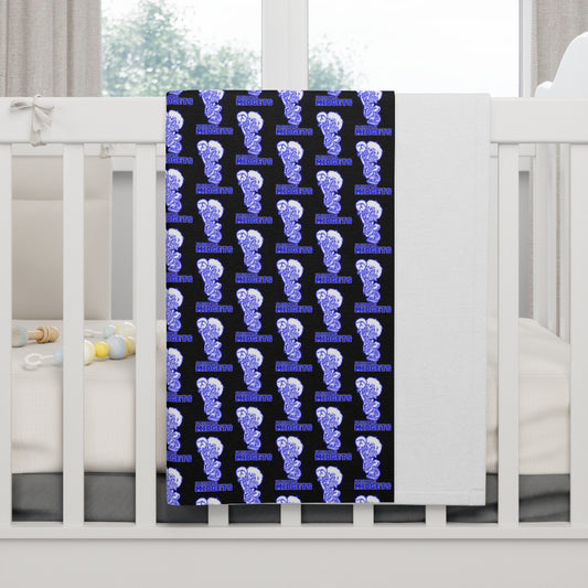 Black Freeburg Midgets Soft Fleece Baby Blanket