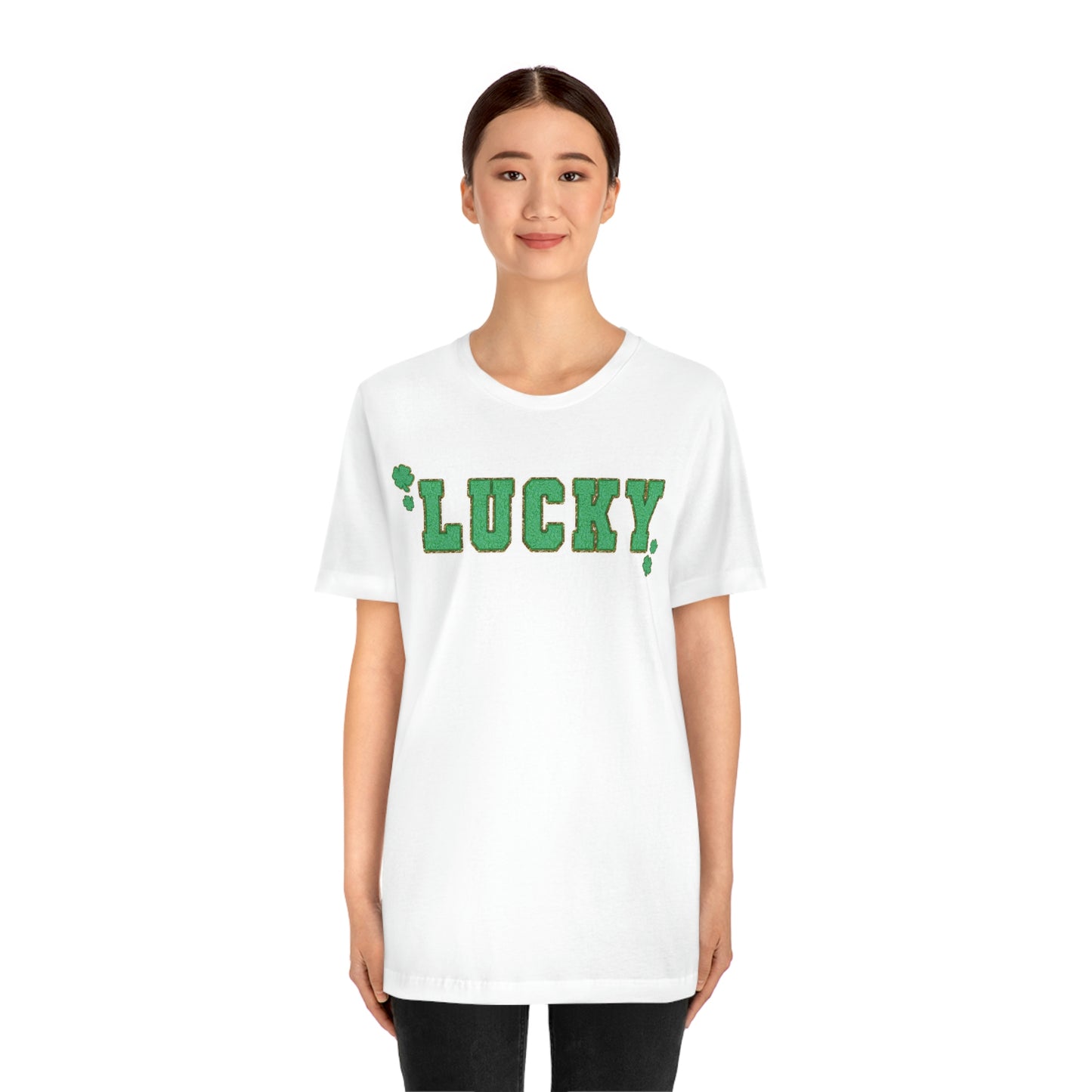 St. Patrick's Day "Lucky" Unisex Jersey Short Sleeve Tee