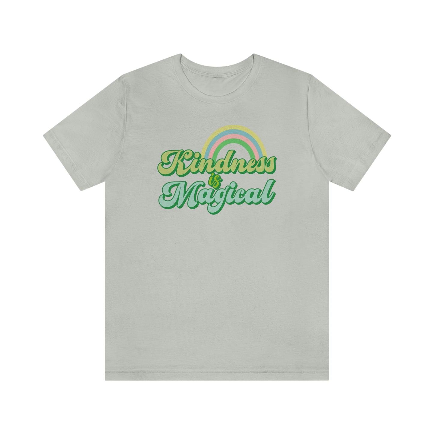 St. Patrick's Day "Kindness is Magical" - Front Side Only Unisex Jersey Short Sleeve Tee