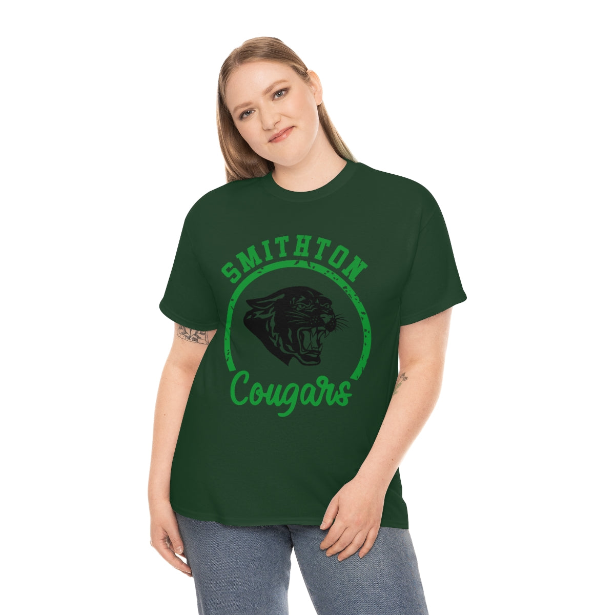 Smithton Cougars Unisex Heavy Cotton Tee