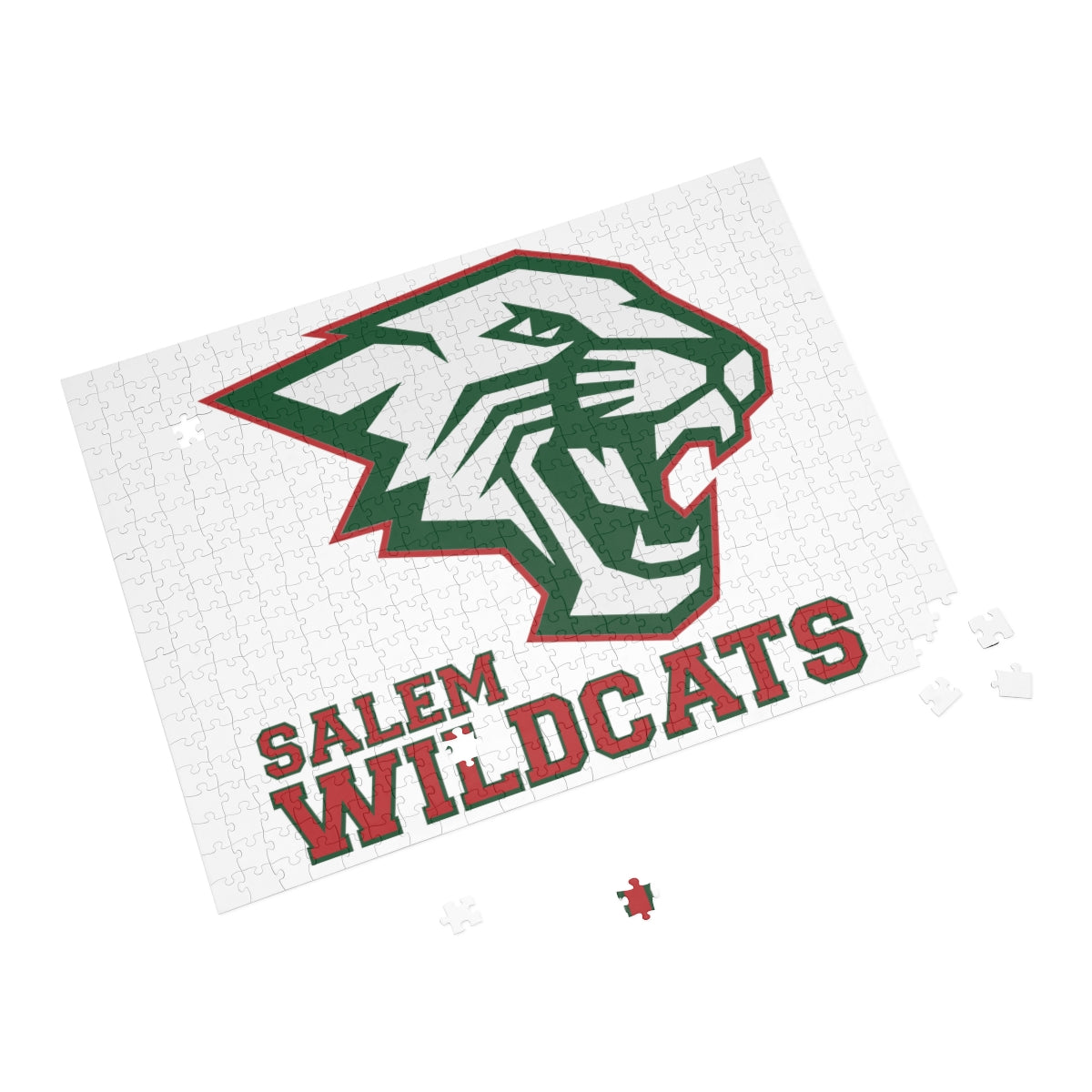 Salem Wildcats - White Puzzle (96, 252, 500, 1000-Piece)