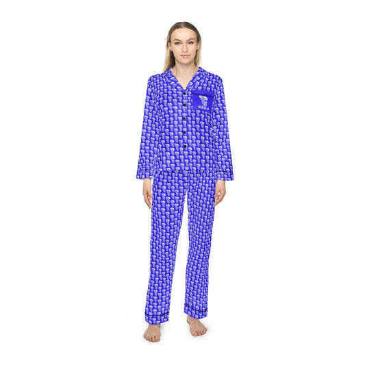 Freeburg Midget Women's Satin Pajamas (AOP)