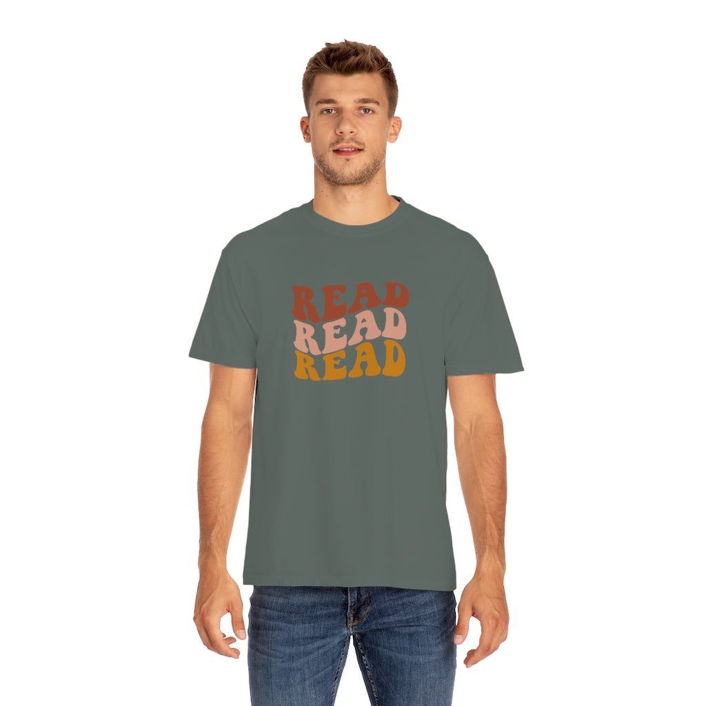 Read Read Read Warm Colors Unisex Garment-Dyed PREMIUM T-shirt