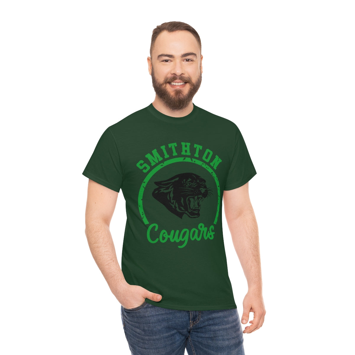 Smithton Cougars Unisex Heavy Cotton Tee