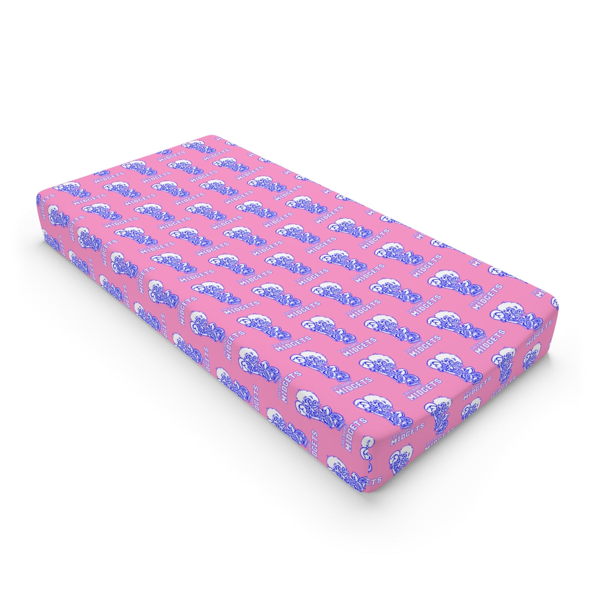 Pink Freeburg Midgets Baby Changing Pad Cover