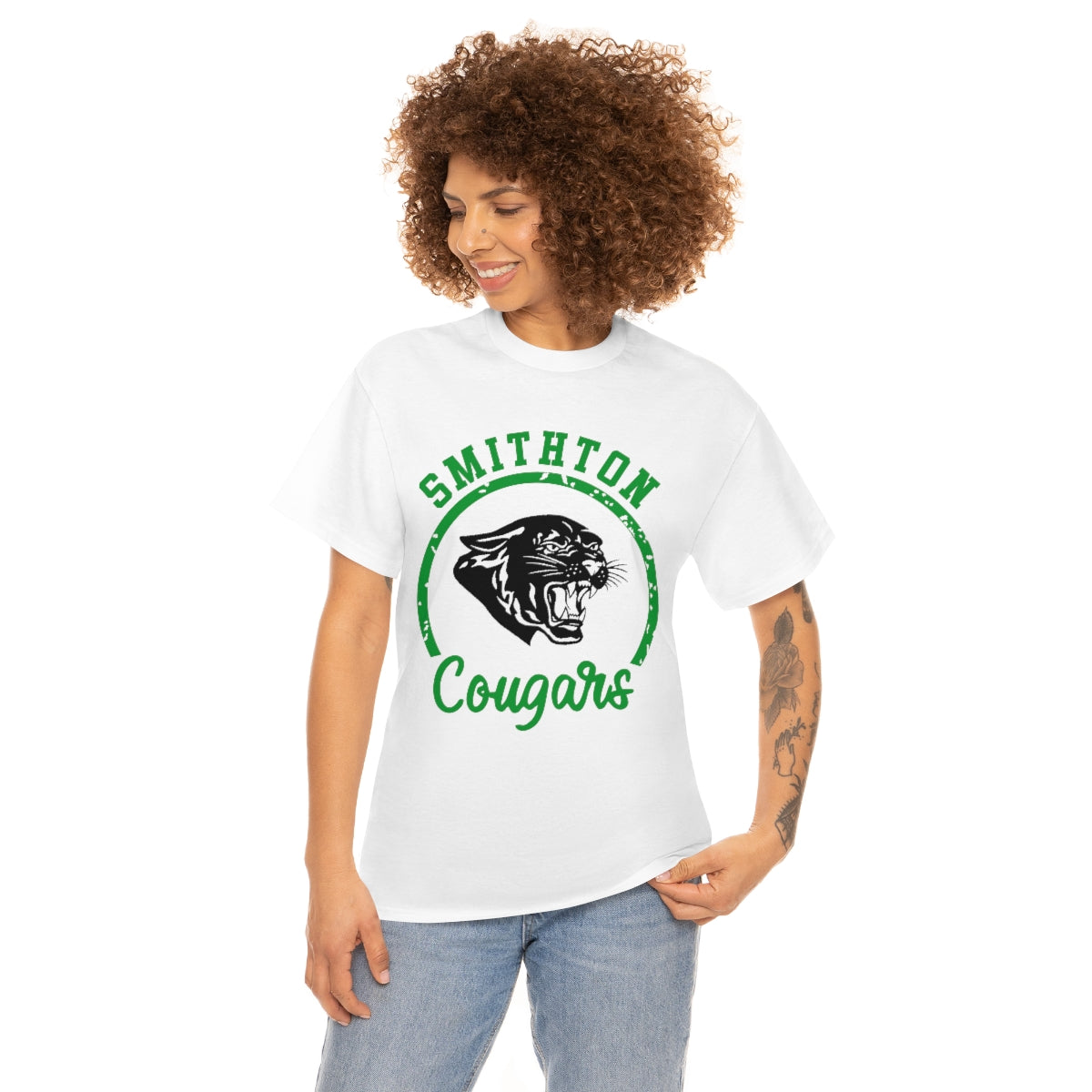 Smithton Cougars Unisex Heavy Cotton Tee