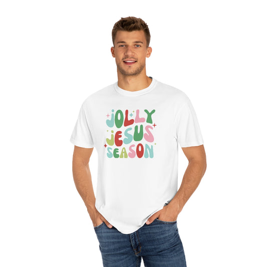 Jolly Jesus Season Unisex Garment-Dyed Comfort Colors PREMIUM T-shirt