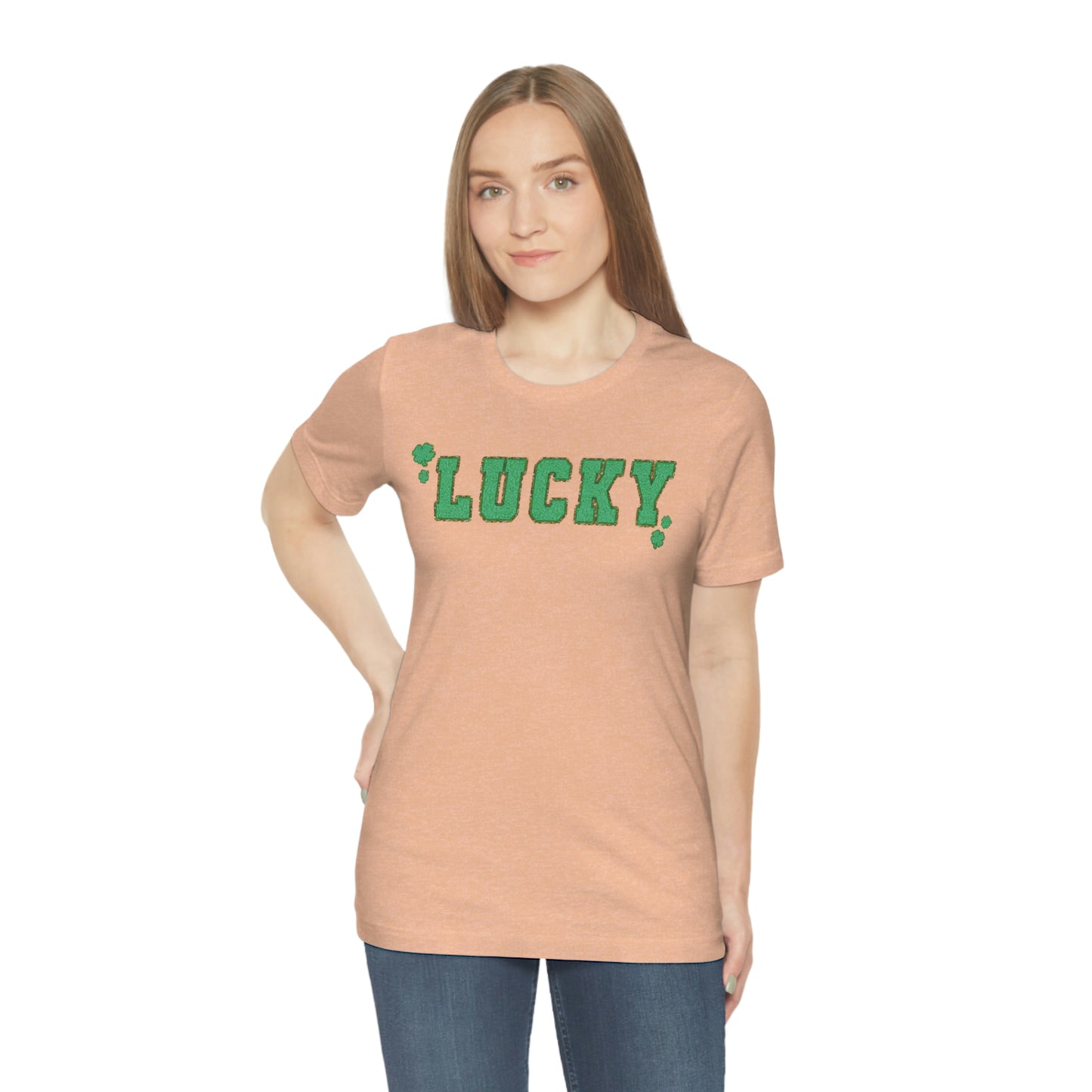 St. Patrick's Day "Lucky" Unisex Jersey Short Sleeve Tee