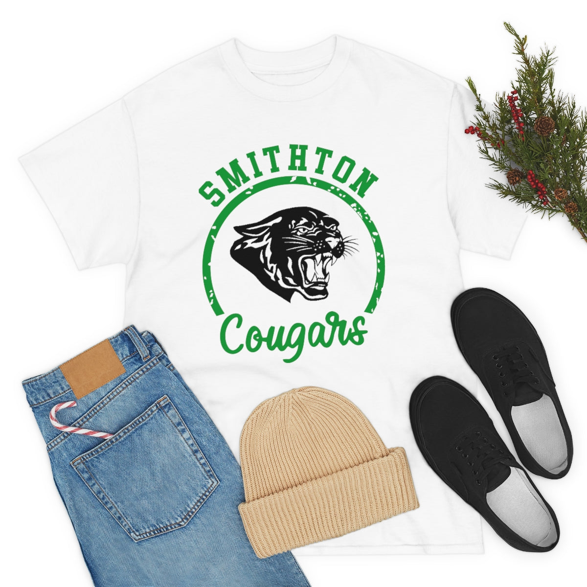 Smithton Cougars Unisex Heavy Cotton Tee