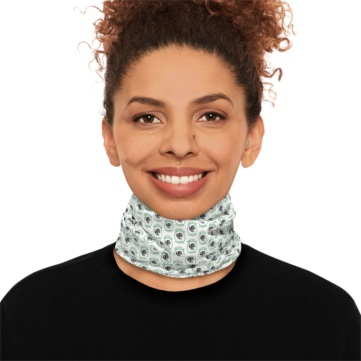 Smithton Cougars Neck Gaiter - White