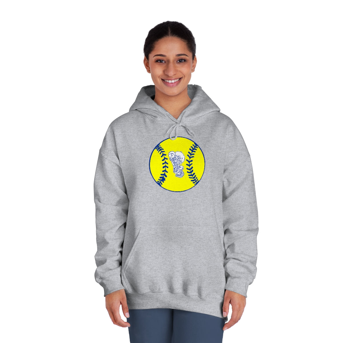 Freeburg Midgets Softball Unisex DryBlend® Hooded Sweatshirt