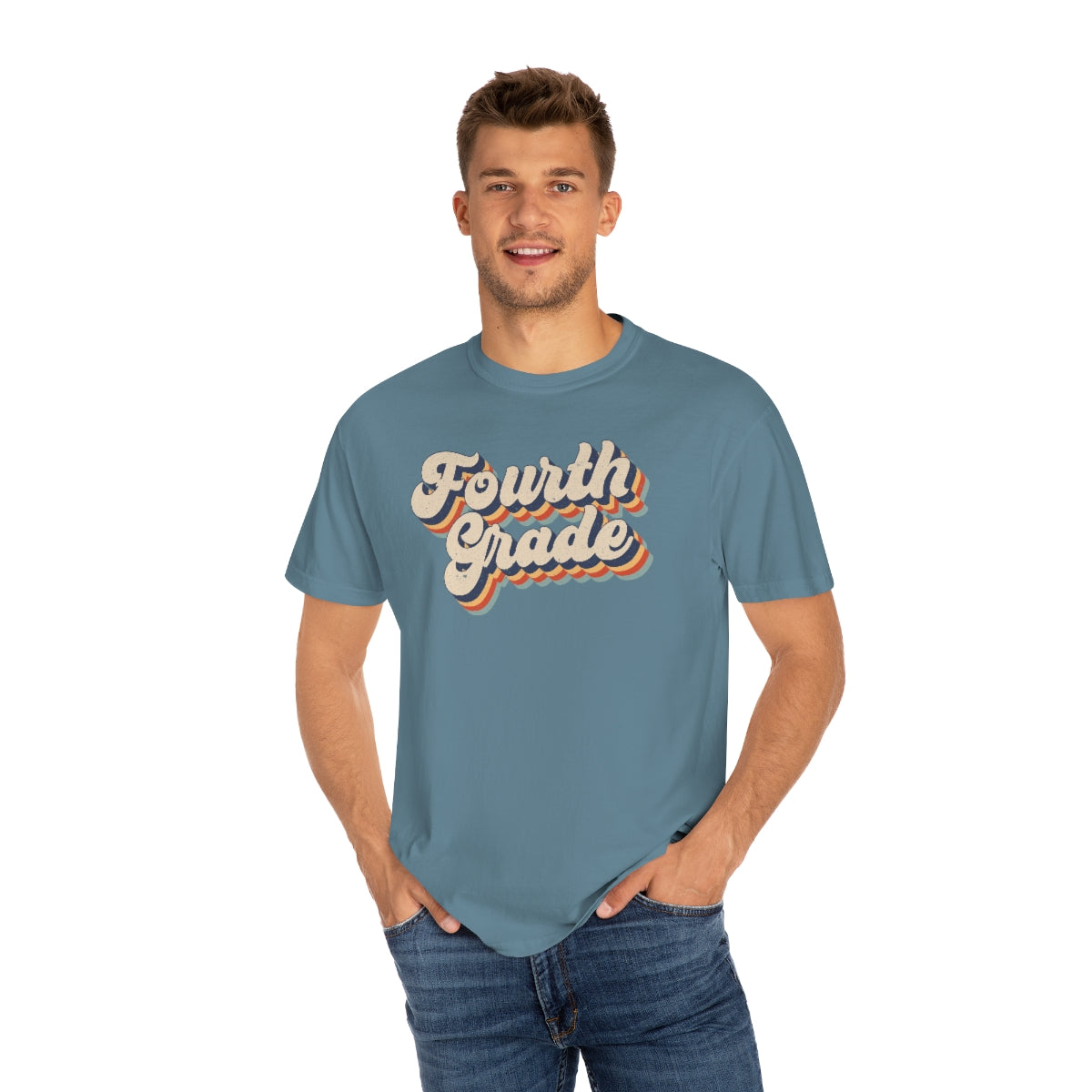 Retro Fourth Grade Unisex Garment-Dyed Comfort Colors PREMIUM T-shirt