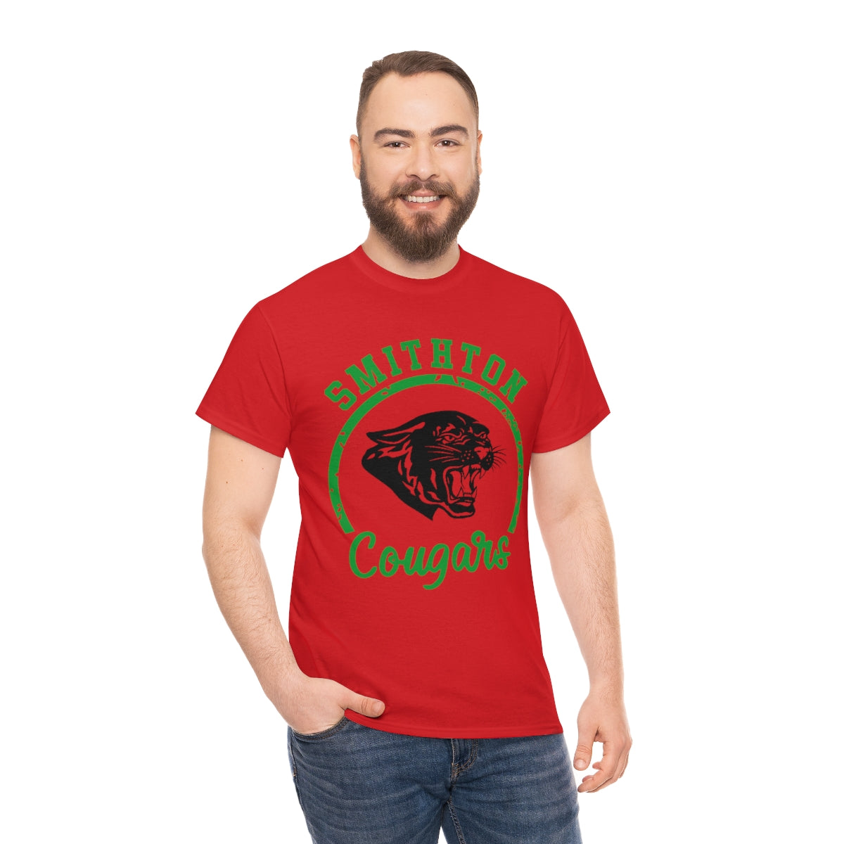 Smithton Cougars Unisex Heavy Cotton Tee