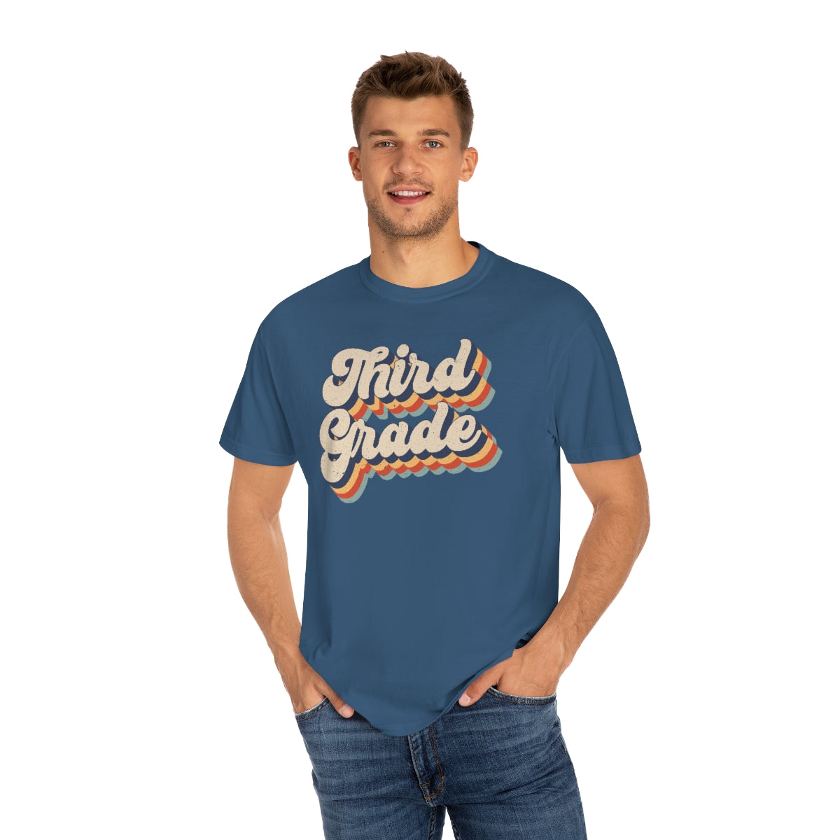 Retro Third Grade Unisex Garment-Dyed Comfort Colors PREMIUM T-shirt