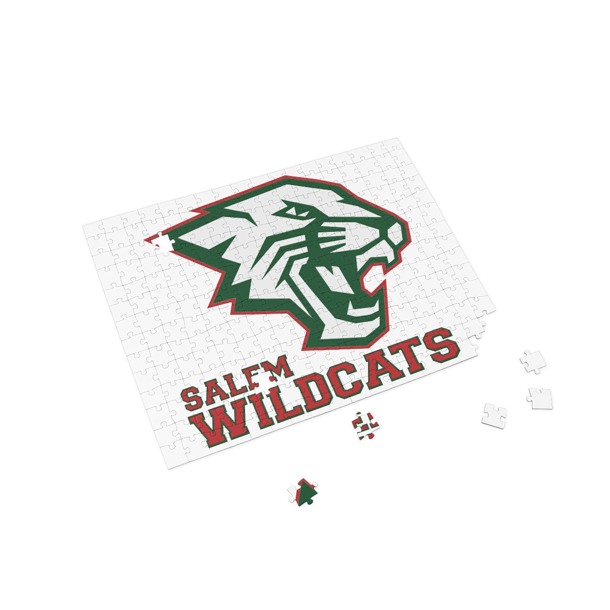 Salem Wildcats - White Puzzle (96, 252, 500, 1000-Piece)