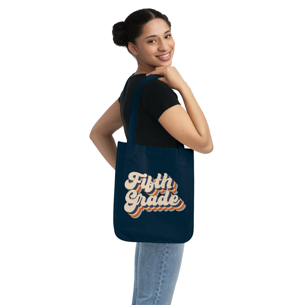 Fifth Grade Organic Canvas Tote Bag