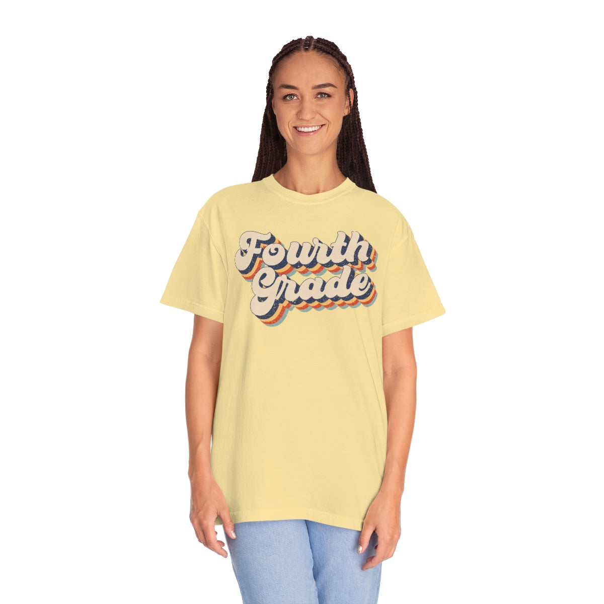 Retro Fourth Grade Unisex Garment-Dyed Comfort Colors PREMIUM T-shirt