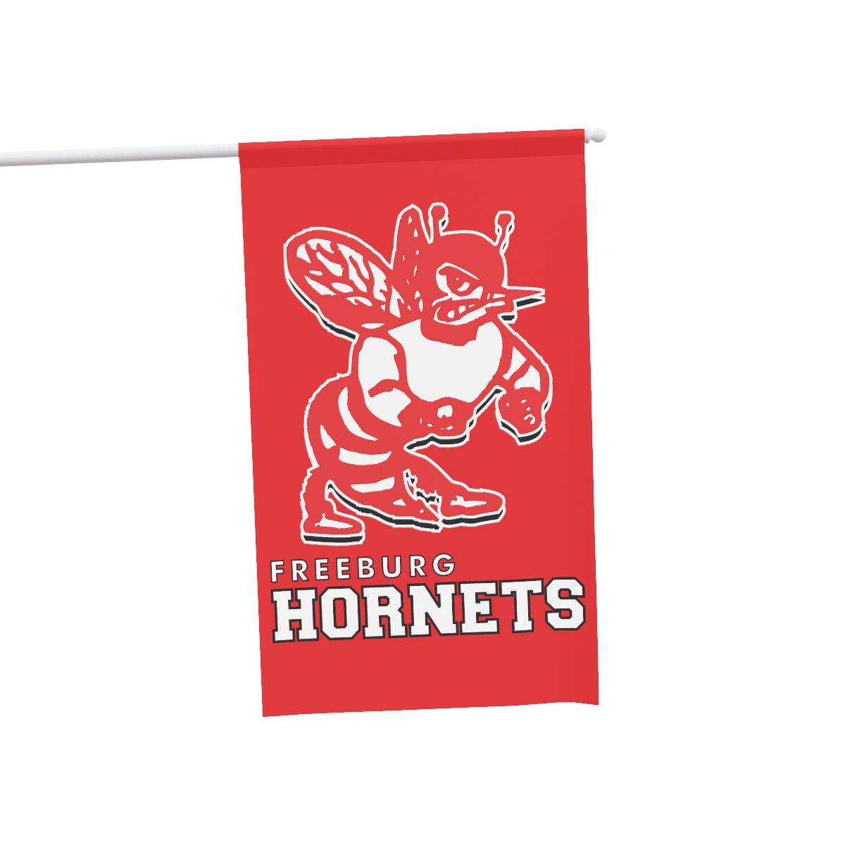 Red Freeburg Hornets House Banner