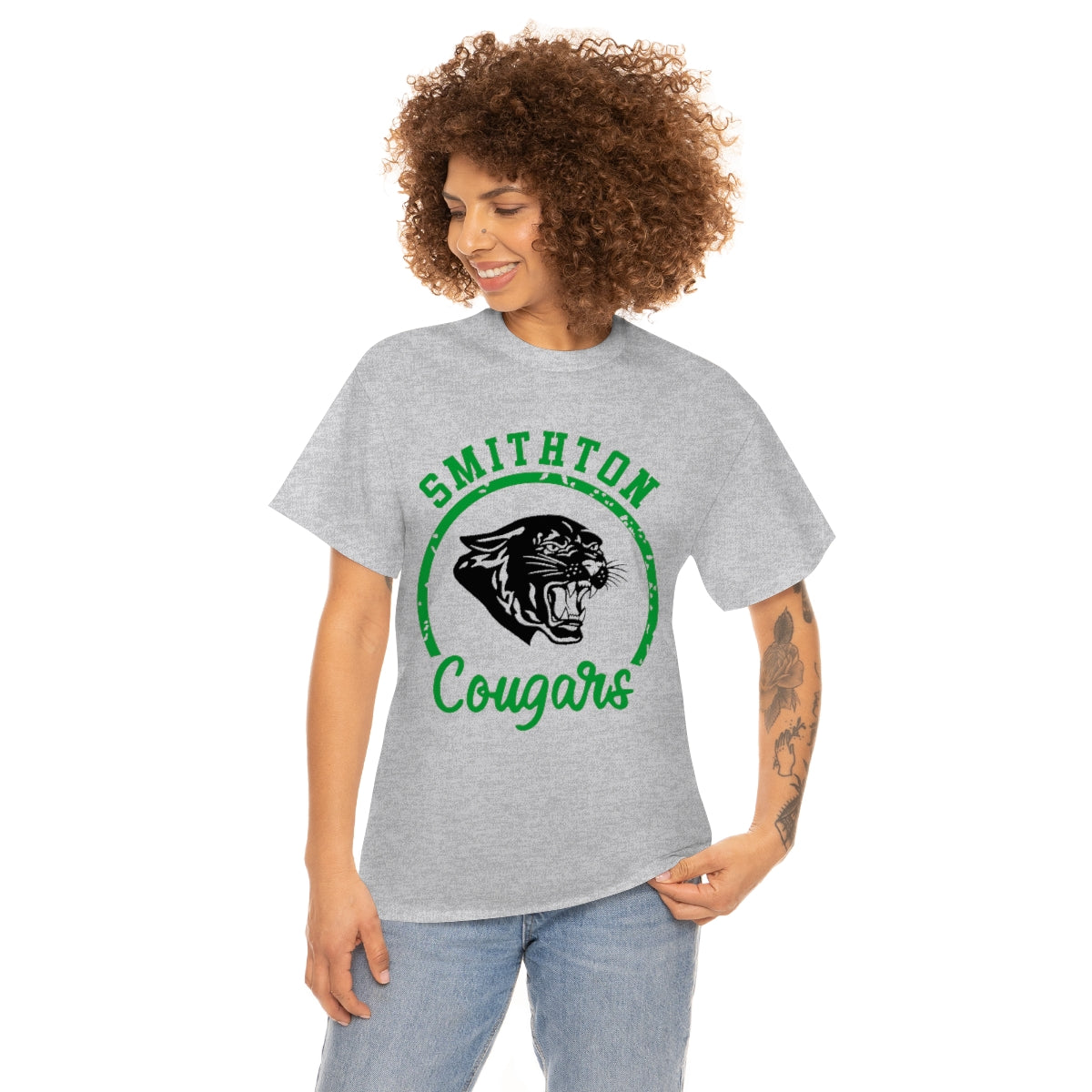 Smithton Cougars Unisex Heavy Cotton Tee