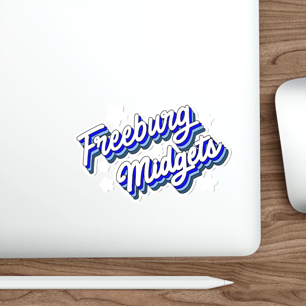 Retro Freeburg Midgets Die-Cut Stickers