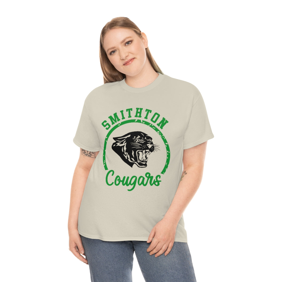 Smithton Cougars Unisex Heavy Cotton Tee