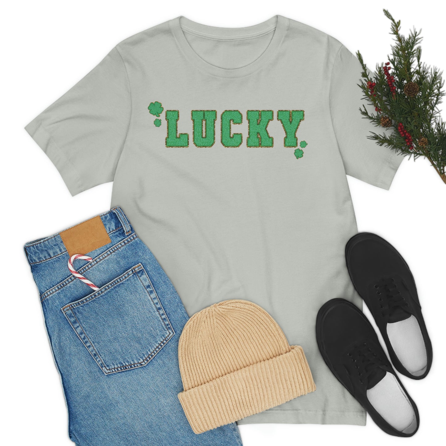 St. Patrick's Day "Lucky" Unisex Jersey Short Sleeve Tee