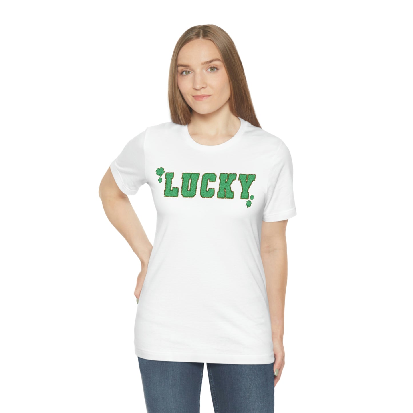 St. Patrick's Day "Lucky" Unisex Jersey Short Sleeve Tee