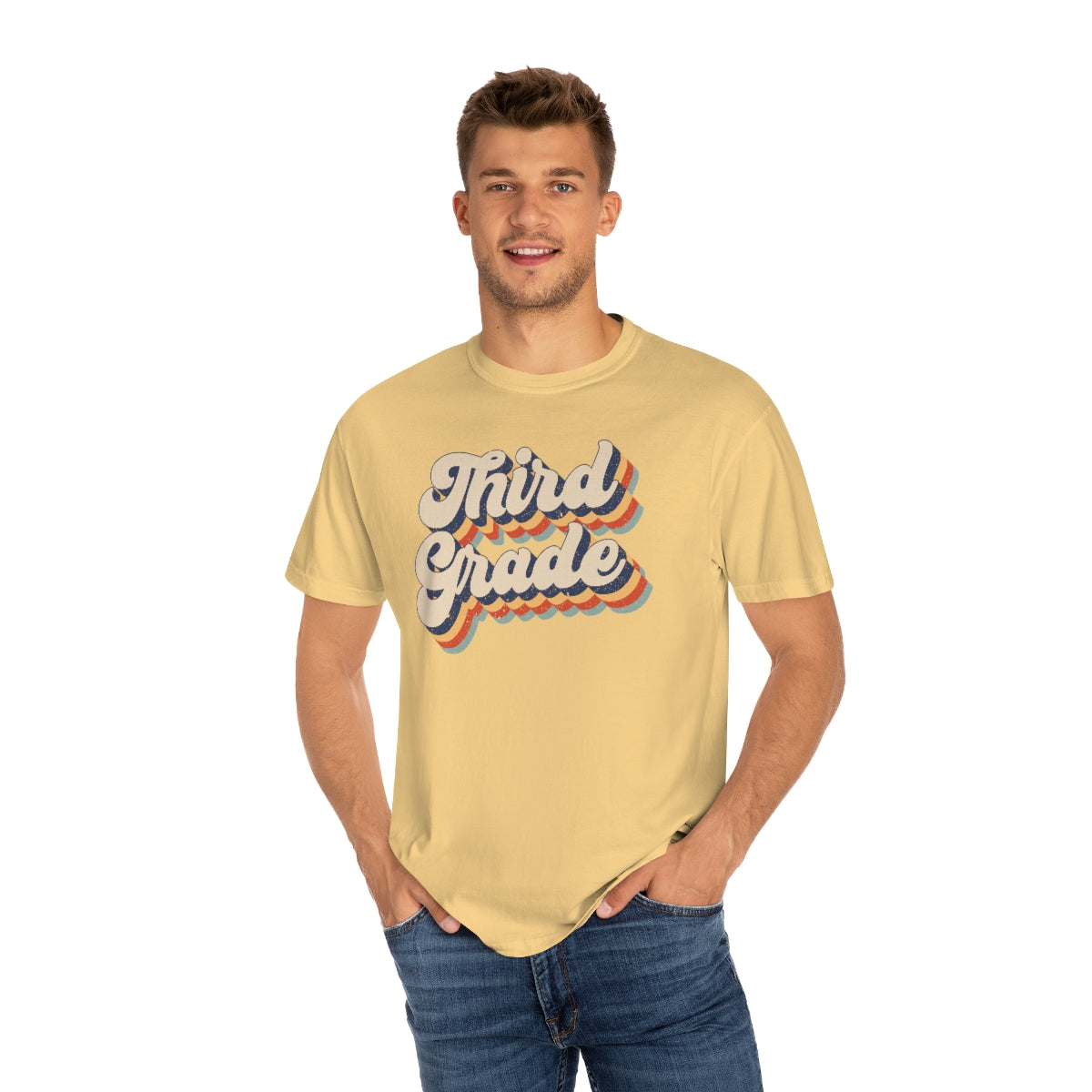 Retro Third Grade Unisex Garment-Dyed Comfort Colors PREMIUM T-shirt