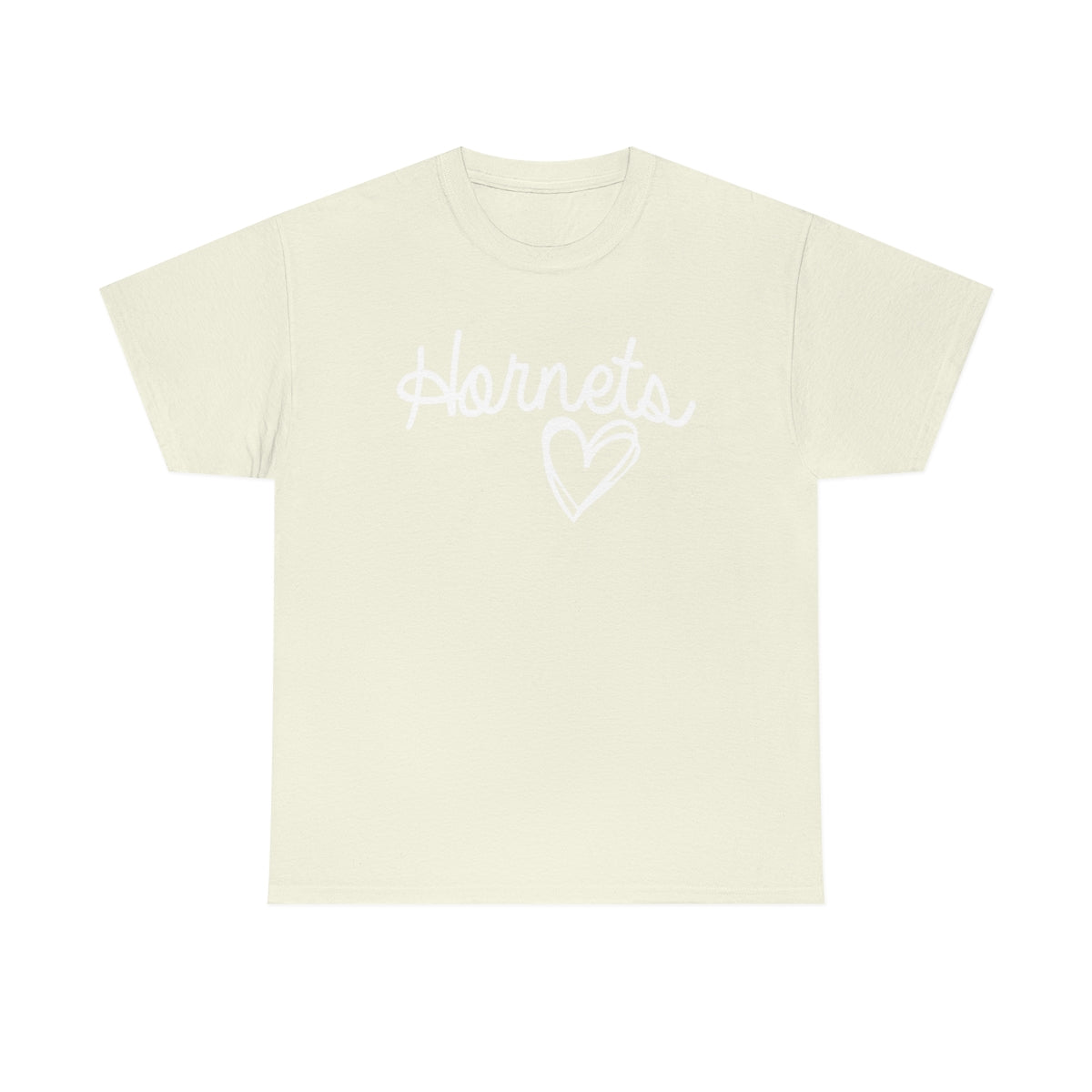 Hornet White Heart Unisex Heavy Cotton Tee