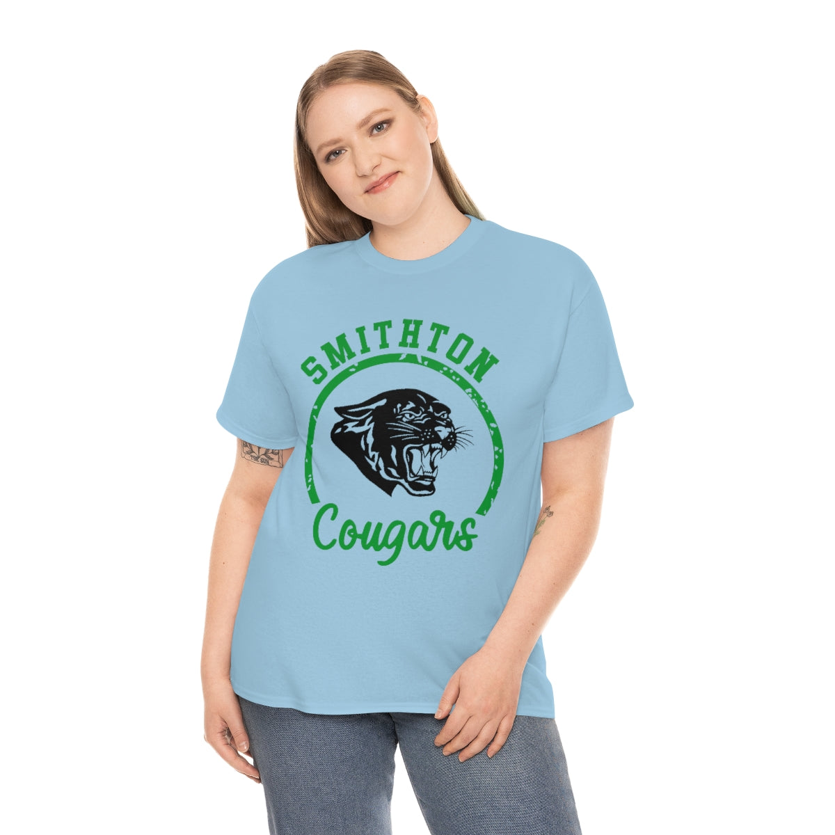 Smithton Cougars Unisex Heavy Cotton Tee