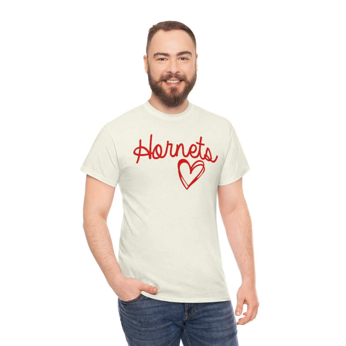 Hornet Heart Unisex Heavy Cotton Tee